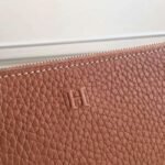 Brown Luxury Replica Hermes Wallet Azap Zipped - Image 4