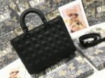 Black Dior Lady Dior Imitation Large Handbag - Image 5
