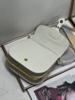 Dior Bobby Frame Bag Replica in White - Image 9