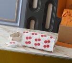 LV X TM Monogram Cherry Canvas Onthego PM In White - Image 4