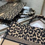 Dior Large Book Tote Bag Fake in Beige Multicolor Mizza Embroidery - Image 7