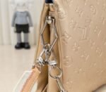 Louis Vuitton Coussin PM Bag In Light Gold With Jacquard Strap - Image 7