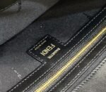 Top Quality Fake Fendi Large Baguette Bag In Black FF - Image 2