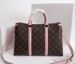 Louis Vuitton Monogram Canvas Soufflot MM Bag In Peach - Image 3