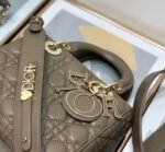 Dior Small Lady Dior My ABCDior Bag Fake in Warm Taupe - Image 7