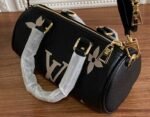 Louis Vuitton Monogram Empreinte Papillon BB Bag In Black And Beige - Image 5