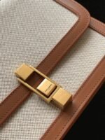 Replica Saint Laurent Le Carre Satchel Bag Beige - Image 3