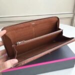 Brown Luxury Replica Hermes Wallet Azap Zipped - Image 3