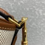 Top Quality Replica Celine Bucket 16 Bag In Textile and Calfskin - Image 9