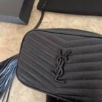 YSL Mini Lou Quilted Leather Camera Bag - Image 3