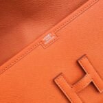 Orange Fake Hermes Jige Elan 29 Colorful Handbag - Image 2