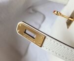Hermes Kelly Mini II Bag Replica in White - Image 5