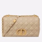 Dior Caro Large Bag Knockoff in Beige