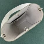 Top Quality Fake Celine Sangle Small Bucket Bag In White Calfskin - Image 10