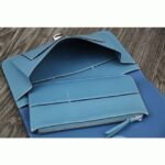 Jean blue replica Hermes Dogon combine wallet - Image 3