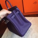 Iris Tone Faux Hermes Birkin 35CM Designer Handbag - Image 3