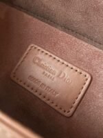 Dior Lady D-Joy Medium Bag Faux in Nude Calfskin with Diamond Motif - Image 4