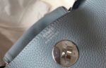 Replica Hermes Lindy 26cm handbag in blue lin - Image 4