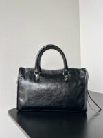 Knockoff Balenciaga Le City Small Bag Black Arena Lambskin - Image 2