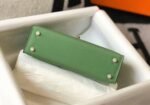 Hermes Kelly Mini II Bag Replica in Vert Criquet - Image 4