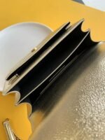 SUNSET SMALL CHAIN BAG IN SMOOTH LEATHER - Image 9