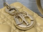 Dior Small Lady Dior My ABCDior Bag Fake in Pastel Yellow - Image 7