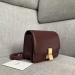 Top Quality Knockoff Celine Classic Box Small Bag In Bordeaux - Image 7