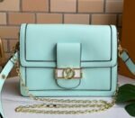 Louis Vuitton Dauphine Lugano MM Bag In Bleu Azur Blue