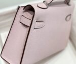 Hermes Kelly Mini II Bag Replica in Mauve Pale - Image 5