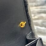 GABY MINI SATCHEL IN QUILTED SUEDE AND SHEARLING - Image 4