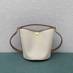 Top Quality Replica Celine Bucket 16 Bag In Textile and Calfskin - Image 13