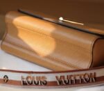 Louis Vuitton Epi Leather Twist MM Bag With Jacquard Strap In Honey Gold - Image 7