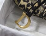 Dior Saddle Bag Replica in Beige Multicolor Mizza Embroidery - Image 7