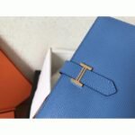 Blue Jean Epsom Replica Hermes Bearn Wallet - Image 2