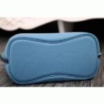 Jean Blue Leather Fake Hermes So Kelly 22cm Casual Handbag - Image 5