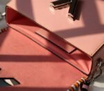 Louis Vuitton Epi Leather Twist MM Bag In Rose Bellerin Pink With Braided Edges Flap - Image 9