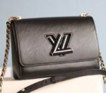 Louis Vuitton Epi Leather Twist MM Bag In Black - Image 2