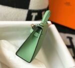 Hermes Kelly Mini II Bag Replica in Vert Criquet - Image 3
