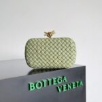 Replica Bottega Veneta Knot Minaudiere Clutch Travertine