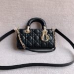 Dior Lady D-Joy Medium Bag Fake in Black - Image 7