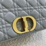 Dior Caro Large Bag Knockoff in Grey - Image 8