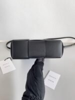 Fake Bottega Veneta Cassette Mini Tote Bag Black - Image 6