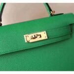 Bamboo Epsom Knockoff Hermes Kelly 20cm Chic Handbag - Image 4