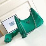 Prada Re-Edition Shoulder Bag Replica in Green - Image 10