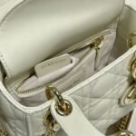 Dior Lady Dior Mini Bag Fake in White - Image 2