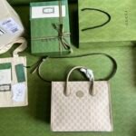 Small tote bag with Interlocking G - Image 3