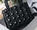 Dior Lady Dior Medium Bag Imitation in Black - Image 10