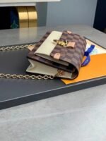 Vavin Chain Wallet NM Damier with Leather - Image 8