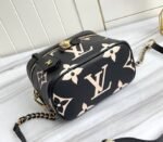 Louis Vuitton Bicolor Monogram Empreinte Vanity PM Bag In Black And Beige - Image 4