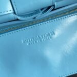 Top Quality Bottega Veneta Cassette Bag In Pool Foulard Intreccio Calfskin - Image 9